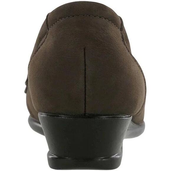 SAS Womens Taylor Wedge Loafer US 12 M EU 42.5 Brown Leather NIB - Picture 3 of 14